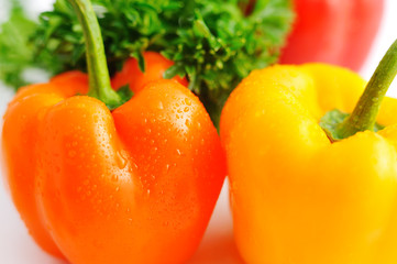  Fresh sweet pepper isolated