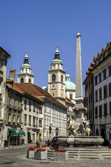 Ljubljana, cathedral Saint Nicholas, Slovenia