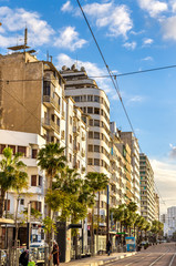 Avenue Hassan II in Casablanca, Morocco © Leonid Andronov