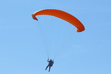 Paraglider under big ears