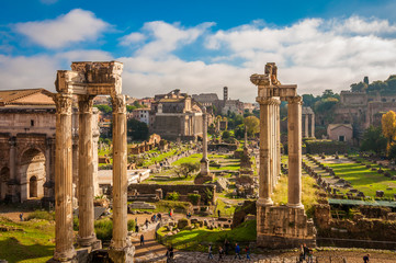 The Forum Romanum in Rome