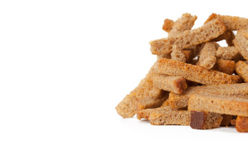 crumbs of bread croutons