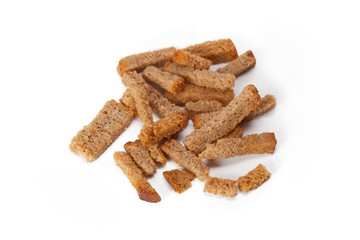 crumbs of bread croutons