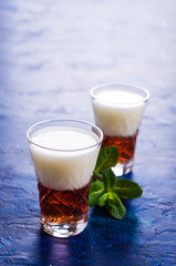 Two layer of liquid