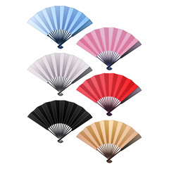 Fans in different colors