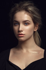 Fototapeta premium Beauty portrait of female face