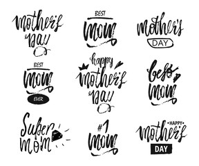 Happy Mother s Day design background. Lettering design. Greeting card. Calligraphy Background template for Mother s Day. Vector - 139098597