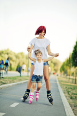 Learning to skate.