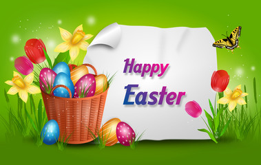 Easter greeting card