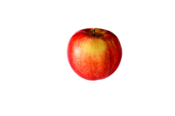 Red apple isolated on white background