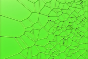 Obraz na płótnie Canvas Abstract colored 3d voronoi grate on colored background