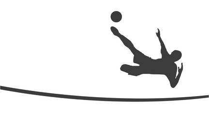 Fu&szlig;ballspieler | Silhouette