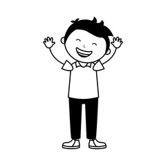 Obraz premium cute father character icon vector illustration design