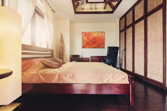 Bed room villa interior