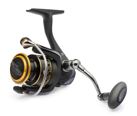 Poster Fishing reel on a white background © Ruslan Semichev