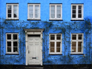 Fototapeta na wymiar Casa blu - Copenaghen