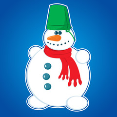 snowman cartoon character