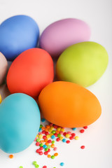 Easter Eggs. Sunday. Easter. Happy Holidays. Christian holiday. Religion. Tradition. Easter background.