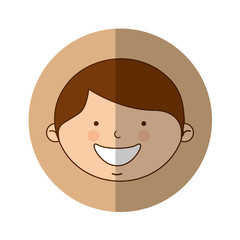 Fototapeta premium cute little boy character vector illustration design