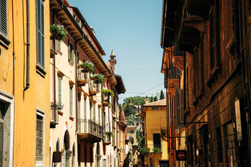 Fototapeta na wymiar Italian architecture of Verona