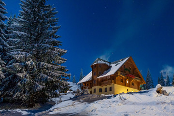 Winter in Carpathian Mountains