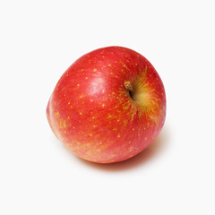 red Apple on white background