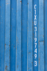 ID Numbers on container