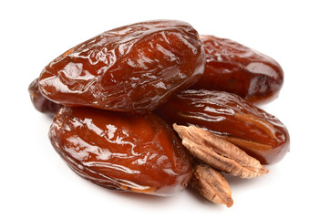 Dates on a white background