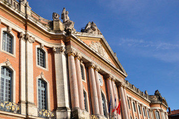 Fototapeta na wymiar Edificio del Capitolio de Toulouse