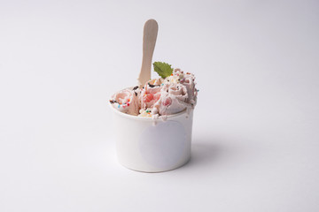 plombir, ice cream, ice roll - 139115998