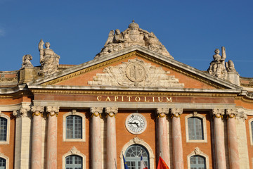 Fototapeta na wymiar Capitolio, Ayuntamiento de Toulouse