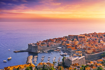 Zalazak sunca u Dubrovniku