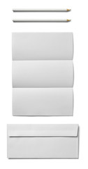 envelope letter card paper template pencil business