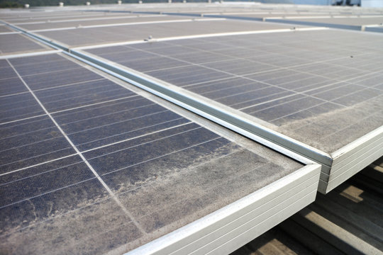 Dirty Dusty Photovoltaic Panels