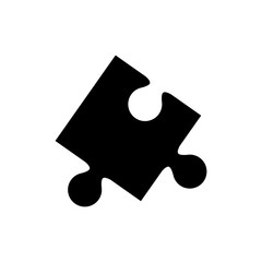 Puzzle piece symbol icon vector illustration graphic design