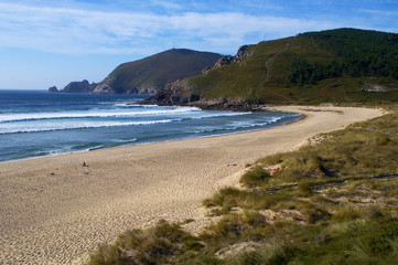 Fototapeta premium Playa Mar da Fora, Finisterre