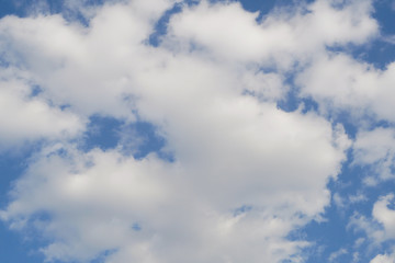 Beautiful blue sky as background