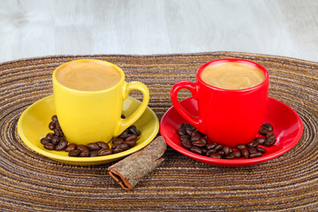 cups of coffee