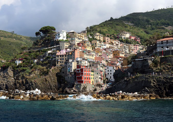 Riomaggiore, one of five villages of Cinque Terre