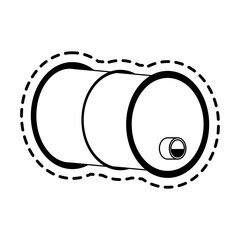 barrel oil industry icon image vector illustration design 