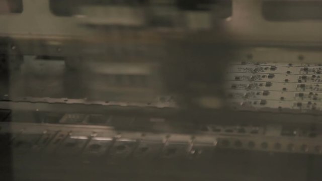 Macro Robot Set Element in Production of LED Equipment
