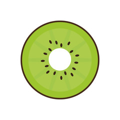 Kiwi Delicious fruit icon vector illustration graphic design