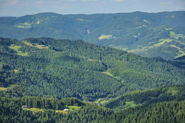 Beskidy - panorama latem