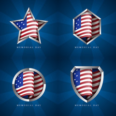 Memorial day illustration