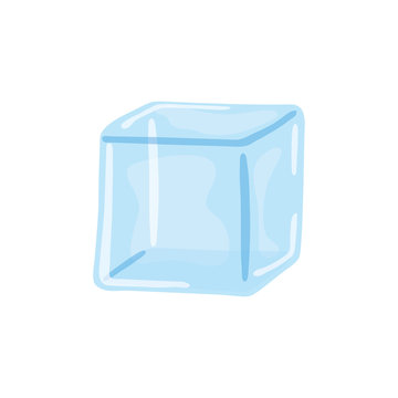 Water Ice Cube Icon Vector Illustration Graphic Design