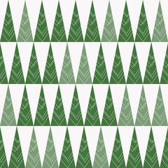 seamless green pine tree pattern background , Christmas theme
