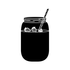 Delicious and sweet smoothie icon vector illustration graphic design