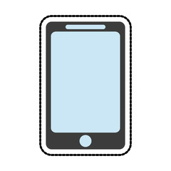 modern smartphone icon image vector illustration design