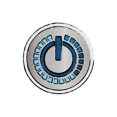 On off switch power icon vector illustration graphic design
