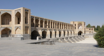 Fototapeta premium Most Khaju, Isfahan, Iran, Azja